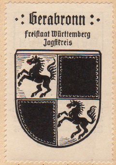 Wappen von Gerabronn/Coat of arms (crest) of Gerabronn