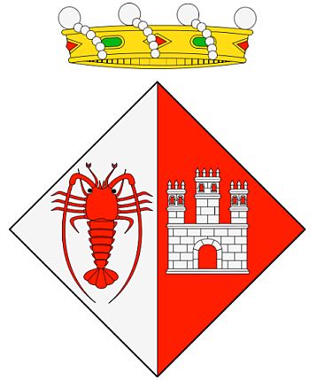 Escudo de Llagostera/Arms (crest) of Llagostera