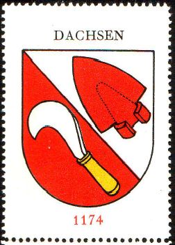 Wappen von/Blason de Dachsen