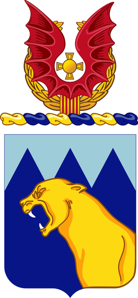 Coat of arms (crest) of the 214th Aviation Regiment, US Army