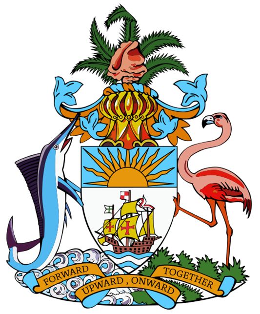 Coat of arms (crest) of National Arms of the Bahamas