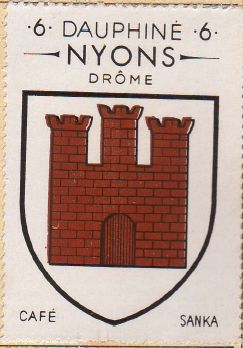 Blason de Nyons/Coat of arms (crest) of {{PAGENAME