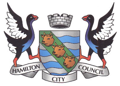 Arms (crest) of Hamilton (New Zealand)