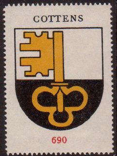 Wappen von/Blason de Cottens (Fribourg)