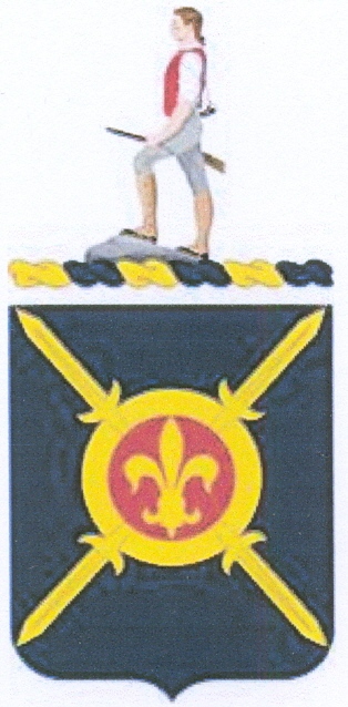 Coat of arms (crest) of 381st Replacement Battalion, US Army