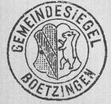 Siegel von Bötzingen