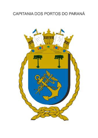Coat of arms (crest) of the Harbour Captain of Paraná, Brazilian Navy
