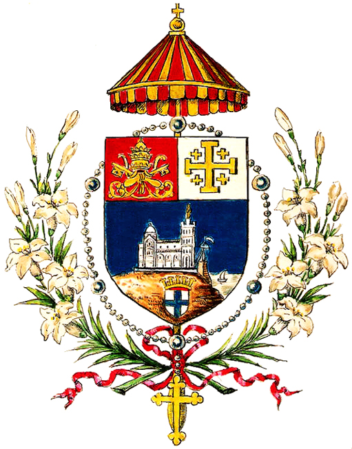 Arms (crest) of Basilica of Our Lady of the Guard, Marseille