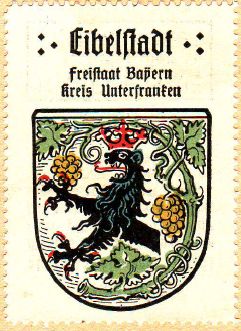 Wappen von Eibelstadt/Coat of arms (crest) of Eibelstadt