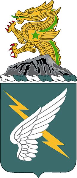 Coat of arms (crest) of 25th Aviation Regiment, US Army