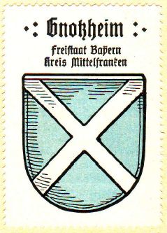 Wappen von Gnotzheim/Coat of arms (crest) of Gnotzheim