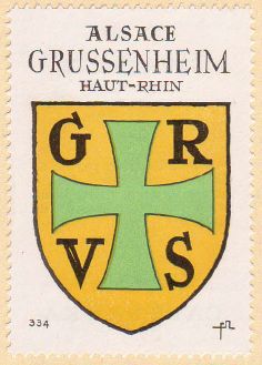 Blason de Grussenheim/Coat of arms (crest) of {{PAGENAME