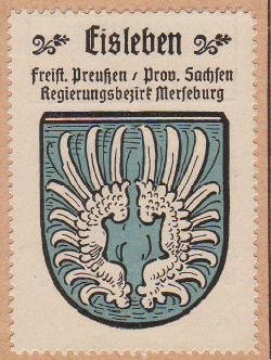 Wappen von Eisleben/Coat of arms (crest) of Eisleben