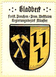 Wappen von Gladbeck/Coat of arms (crest) of Gladbeck