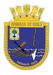 Coat of arms (crest) of the Coastal Patrol Vessel Aspirante Isaza (PSG-73), Chilean Navy