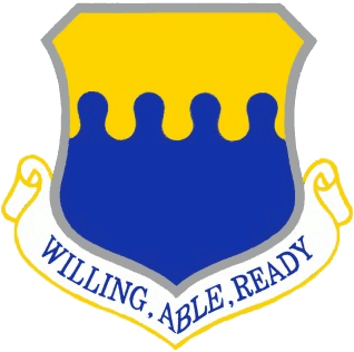 Coat of arms (crest) of the 43rd Airlift Wing, US Air Force