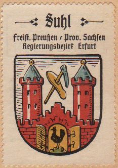 Wappen von Suhl/Coat of arms (crest) of Suhl