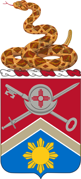 Coat of arms (crest) of the 515th Support Battalion, New Mexico Army National Guard