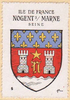 Blason de Nogent-sur-Marne/Coat of arms (crest) of {{PAGENAME