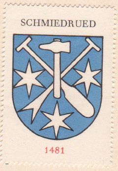 Wappen von/Blason de Schmiedrued
