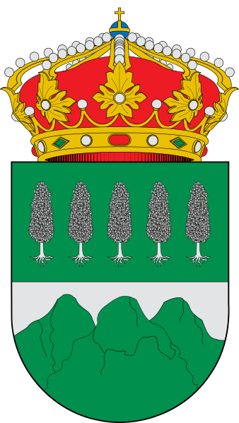 Escudo de Poveda de la Sierra/Arms (crest) of Poveda de la Sierra