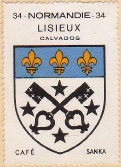 Blason de Lisieux/Coat of arms (crest) of {{PAGENAME