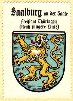 Wappen von Saalburg/Coat of arms (crest) of Saalburg