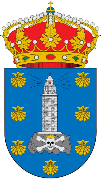 Escudo de A Coruña/Arms (crest) of A Coruña