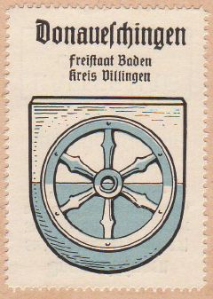 Wappen von Donaueschingen/Coat of arms (crest) of Donaueschingen
