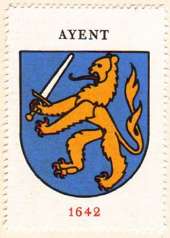 Wappen von/Blason de Ayent