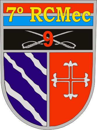 Coat of arms (crest) of the 7th Mechanized Cavalry Regiment, Brazilian Army