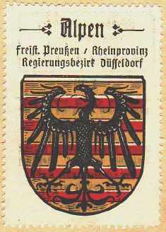 Wappen von Alpen/Coat of arms (crest) of Alpen