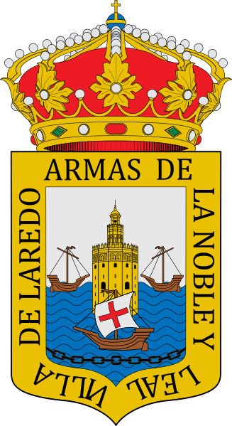 Escudo de Laredo (Cantabria)/Arms (crest) of Laredo (Cantabria)