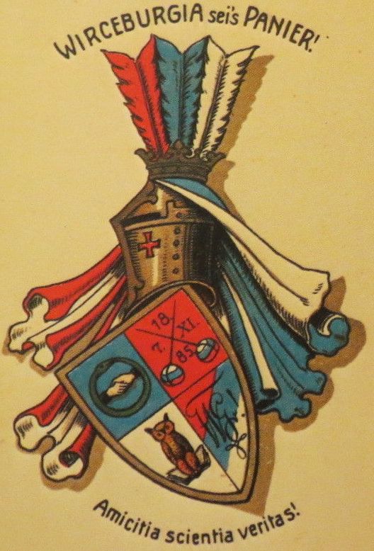 Coat of arms (crest) of Burschenbund Wirceburgia zu Würzburg
