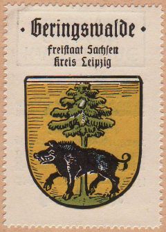 Wappen von Geringswalde/Coat of arms (crest) of Geringswalde