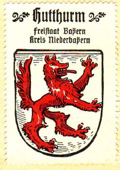 Wappen von Hutthurm/Coat of arms (crest) of Hutthurm