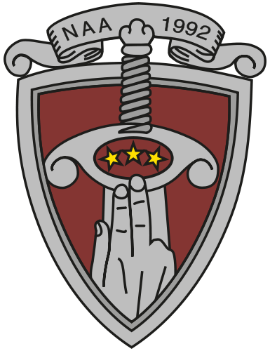 Coat of arms (crest) of the National Defence Academy of Latvia