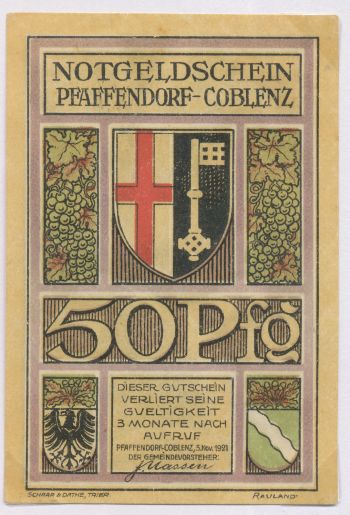 Wappen von Pfaffendorf (Koblenz)/Coat of arms (crest) of Pfaffendorf (Koblenz)