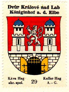 Coat of arms (crest) of Dvůr Králové nad Labem