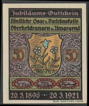 Wappen von Oberheldrungen / Arms of Oberheldrungen