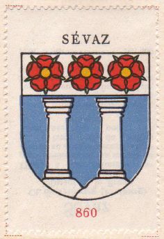 Wappen von/Blason de Sévaz