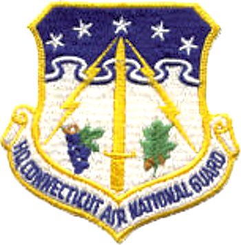 Coat of arms (crest) of the Connecticut Air National Guard, US