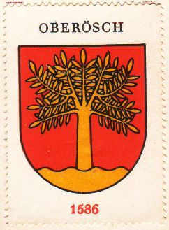 Wappen von/Blason de Oberösch