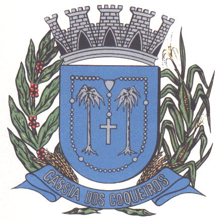 Arms (crest) of Cássia dos Coqueiros