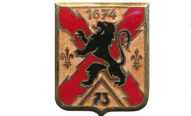 Coat of arms (crest) of the 73rd Infantry Regiment, French Army