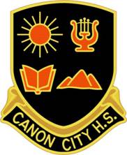 Arms of Canon City High School Junior Reserve Officer Training Corps, US Army