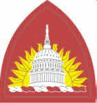 center Coat of arms (crest) of District of Colombia Army National Guard, US