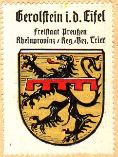 Wappen von Gerolstein/Coat of arms (crest) of Gerolstein