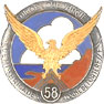 Blason de 58th Alpine Fortress Half Brigade, French Army/Arms (crest) of 58th Alpine Fortress Half Brigade, French Army