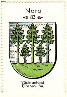 Coat of arms (crest) of Nora (Västmanland)